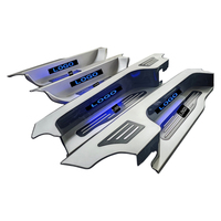 Intérieur de luxe style VIP pour Toyota Alphard Vellfire Lexus LM, plaque de protection de seuil de porte LED en aluminium, série AH20 30 40