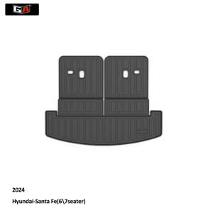 Venta caliente precio de fábrica TPE alfombrilla para maletero de coche impermeable 3D alfombrillas para <span class=keywords><strong>Hyundai</strong></span>-<span class=keywords><strong>Santa</strong></span> <span class=keywords><strong>Fe</strong></span> 6 \ 7 plazas 2024 línea de carga trasera - Product Image 1