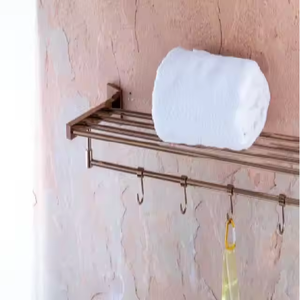 Wholesale Multifunctional Brass <b>Towel</b> Rack with Home Coat Hanger 2-Year Warranty <b>Bathroom</b> Accessory - Product Image 5