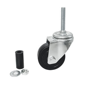Werkseitig 2-Zoll-Lenkrolle mit Doppel bremse liefern Pu Castor Mid Heavy Duty <span class=keywords><strong>Caster</strong></span> 100-500kg für Wagen - Product Image 3
