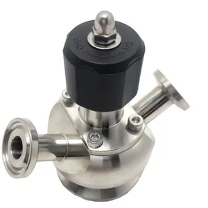 Stainless steel double clip sterile sampling valve Y diaphragm valve