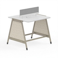 Estaciones de Trabajo y Cubículos de Oficina Modernos Personalizables, Escritorio Modular de Oficina para 2, 4 y 6 Personas, para Equipos Grandes