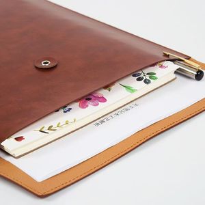 <span class=keywords><strong>Borsa</strong></span> Portadocumenti in Pelle PU GF A4 Verticale Orizzontale, Custodia per Ufficio, Cartella Portadocumenti Personalizzabile con Logo per Contratti, Fatture, Tablet, Documenti - Product Image 6