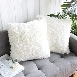 Tùy chỉnh gối trường hợp Fluffy giọng ném gối bao gồm sang trọng trang trí vuông mềm mờ Faux lông gối trường hợp đệm trường hợp - Product Image 5