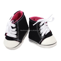 Chaussures en toile pour poupée de 18 pouces, modèle de poupée, jouet éducatif miniature élégant, échelle 1:4