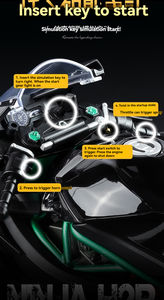 <span class=keywords><strong>รถ</strong></span>มอเตอร์ไซค์ Kawasaki Ninja H2R <span class=keywords><strong>รุ่น</strong></span> LXL สไตล์ใหม่สุดฮิต ขนาด 1:9 ผลิต<span class=keywords><strong>จา</strong></span>กโลหะ พร้อมกุญแจเปิดได้ ฉีดน้ำได้ ของเล่นไฟฟ้าสุดสนุก ของเล่นโลหะไฮเทคสุดล้ำ - Product Image 5