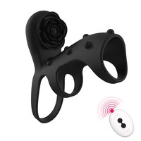 Anneau de blocage à 3 positions, télécommande, résonateur, fonction de désensibilisation, jouets sexuels pour adultes, stimulation clitoridienne, masseur vibrant