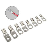 Cosses de borne de tube de cuivre à sertir non isolées de 16mm Certification CE personnalisée en gros