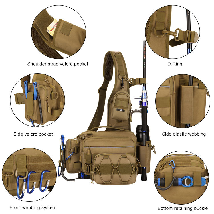 Durable Fishing Tackle Bag Waterproof Multi-purpose