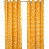 Rideaux en coton imprimés modernes de luxe personnalisables en gros - Ignifuges, imperméables, occultants, écologiques, à œillets pour la maison