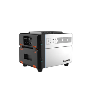 Estación de energía portátil apilable de 2.4KW con múltiples salidas AC y USB para respaldo de energía en el hogar, camping y emergencias. - Product Image 3