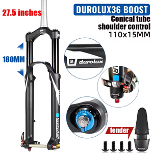 Suntour Durolux36/38 tăng EQ Ống thon Vai kiểm soát 180mm núi hệ thống treo <span class=keywords><strong>off</strong></span>-<span class=keywords><strong>road</strong></span> xuống dốc emtb xe đạp phía trước ngã ba - Product Image 3