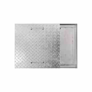 Plaque de recouvrement en treillis soudé en acier galvanisé pour gabion |   Plaque antidérapante - Product Image 2