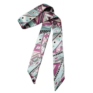 Сумка шарф, большой размер, принтованный Шелковый twillies женские маленькие сумочки лента для волос twillies шарфы сумки H серии