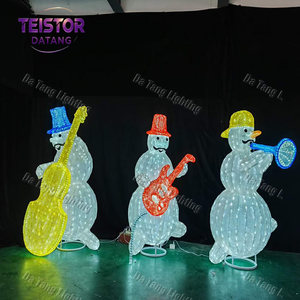 Outdoor Decorative 3D Christmas LED Snowman Motif <b>Light</b> for Commercial Holiday Display - Product Image 5