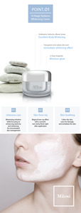 Crème éclaircissante MILOWI V2 MAGIC RADIANCE 50g, Niacinamide, Adenosine, crème anti-rides pour unifier le teint - Product Image 6