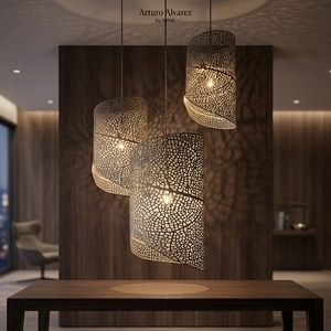 Wholesale Bulk Home Decorative Smoke Gold Plating Iron Hanging Lamp Modern Design Pendant <b>Light</b> Handmade LED Rattan Shade <b>Dining</b> - Product Image 2
