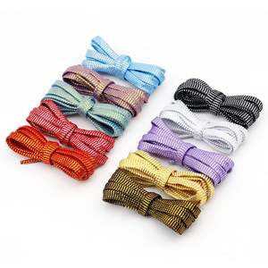 Weiou W-Type Metal Wire Draw Cord Cordones <span class=keywords><strong>de</strong></span> zapatos 50-200cm <span class=keywords><strong>de</strong></span> longitud Inserto plano para Jumpmans Y350 Zapatos Piezas y accesorios para zapatos - Product Image 5