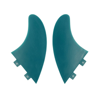 Aileron de planche de surf UPSURF Double Tabs en fibre de verre MR Twin Fin/Tri Fin