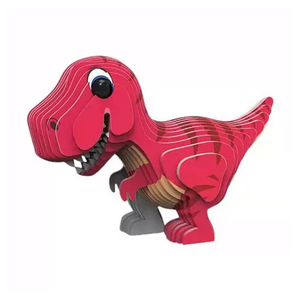 Kit de modèles en <span class=keywords><strong>carton</strong></span> 3D, série dinosaures, puzzle en <span class=keywords><strong>carton</strong></span> à assembler soi-même, jouets dinosaures Stégosaures pour la vente en gros - Product Image 2