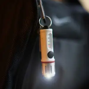 Fabrieksprijs Kleine Heldere Zaklamp Oplaadbare Sleutelhanger Led Mini Flitslicht