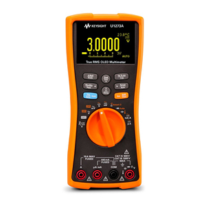Keysight U1273A Multimètre portable 4 1/2 chiffres avec écran OLED IP54 Fabriqué aux États-Unis Garantie 1 mois - Product Image 1