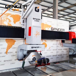 Línea de producción automática GANGER, máquina cortadora de sierra de <span class=keywords><strong>puente</strong></span> de 4 ejes, sistema móvil de vacío de anidamiento de cámara inteligente, <span class=keywords><strong>piedra</strong></span> - Product Image 2