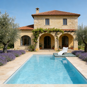 Villa de piscine rectangulaire préfabriquée en fibre de verre haut de gamme, marches de jardin en fibre de verre de luxe, piscine enterrée de jardin, hôtel - Product Image 2