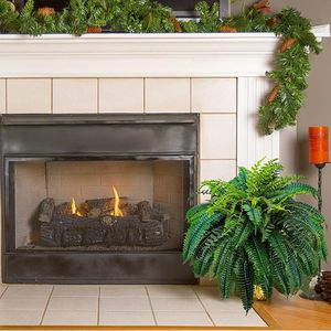 88 lá lớn nhân tạo Boston dương xỉ 48 inch nhựa giả cây dương xỉ cho nhà văn phòng vườn trong nhà hoặc ngoài trời trang trí nội thất - Product Image 5