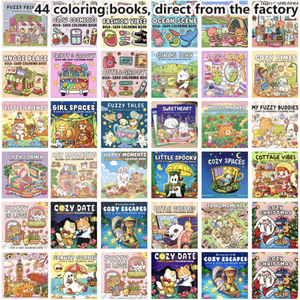 Libri <span class=keywords><strong>da</strong></span> <span class=keywords><strong>Colorare</strong></span> con Copertina Morbida, Fogli Pieghevoli A4, Illustrazioni Cartoon, Attività Educative per Bambini <span class=keywords><strong>e</strong></span> Aule - Product Image 1