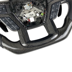 Volante Deportivo Kryvex para F150 2015-2021 de <span class=keywords><strong>Fibra</strong></span> de Carbono y Cuero - Color Personalizable - Product Image 3