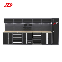 Système de rangement de garage modulaire moderne JZD, armoires à outils, établi en acier, certifié CE, capacité de charge de 500 kg