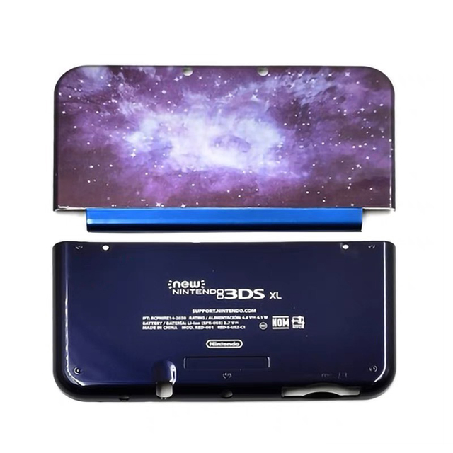 Original Housing Shell Case for NEW 3DS XL/LL Galaxy Purple Paceplaste Front Cover Back Case for Nintendo New 3DS XL LL