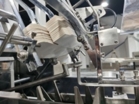 Machine d'emballage en carton pour jus, 10 pièces, machine pour emballer le lait, tissu frisé, offre spéciale