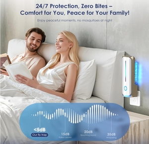 Trampa para <span class=keywords><strong>insectos</strong></span> voladores de interior Bug Zapper Plug para mosquitos de la fruta y otros <span class=keywords><strong>insectos</strong></span> voladores con 10 recambios de tarjetas de pegamento - Product Image 6