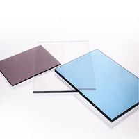 Panneau de toiture en polycarbonate transparent résistant aux UV, en polycarbonate solide, 6 mm, 10 mm