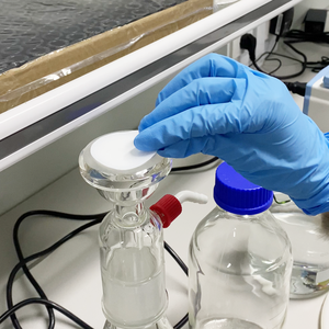 Membran <span class=keywords><strong>filter</strong></span> steril bagian tunggal sistem air membran mikropori Filtrasi hisap Way 0.45/0,22um escherchia coli - Product Image 4