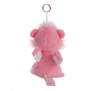 Portachiavi <span class=keywords><strong>Peluche</strong></span> <span class=keywords><strong>Leone</strong></span> Rosa Carino, Ciondolo Borsa <span class=keywords><strong>Leone</strong></span> Kawaii Morbido, Dolce <span class=keywords><strong>Leone</strong></span> Seduto Rosa e <span class=keywords><strong>Bianco</strong></span> Imbottito - Product Image 2