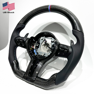 Volante de Fibra de Carbono para <span class=keywords><strong>BMW</strong></span> F16 F26 F39 F48 F82 F36 F33 F32 F80 F35 F34 F31 F30 <span class=keywords><strong>F20</strong></span> F21 M2 M3 M4, Envío desde EE. UU. - Product Image 1