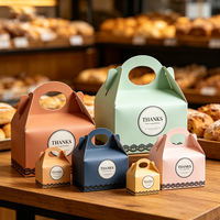 Boîte cadeau élégante en carton biodégradable avec poignée, design en dentelle, livraison express 72H