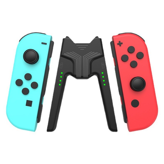 Mini Wireless OLED Controller Charging Stand Grip Handle Type-C Charging Station Game Accessories for for Lightweight