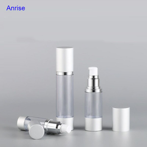 Chất Lượng Cao 15Ml 30Ml 50Ml Rõ Ràng Nhựa Không Có Không Khí Chai Kem Matte Nhôm Bạc Khuếch Tán Mỹ Phẩm Bơm Không Có Không Khí Chai - Product Image 2