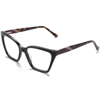 Monture de lunettes Elan Optical YB8206, style papillon œil de chat, pour femme, monture intégrale en acétate, livraison rapide