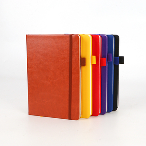 Custom Logo Promotional Work Agenda Budget Business A5 A6 6 Rings Cover Spiral Binder Pu Leather Notebook
