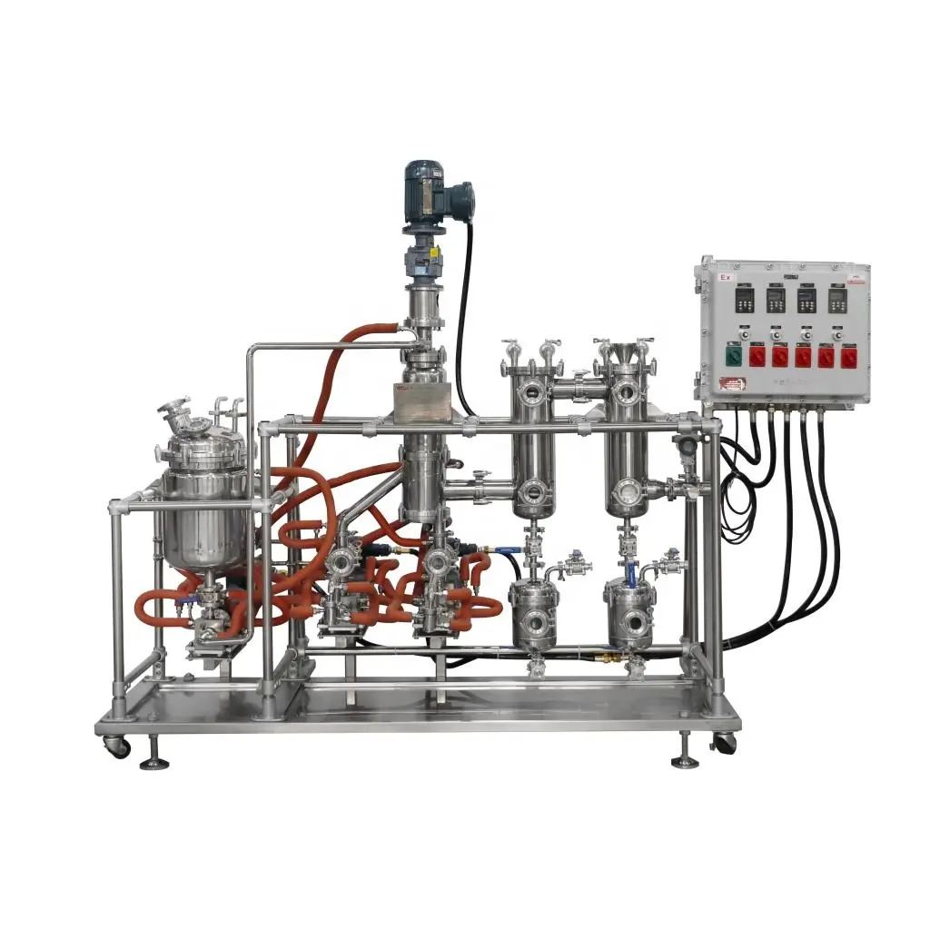 Equipamento de destilação molecular de filme limpo para destilador de óleo essencial Lat1st Produto em destaque