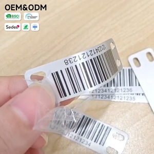 ป้ายติดตาม<span class=keywords><strong>พัสดุ</strong></span>โลจิสติกส์อะลูมิเนียมแบบกำหนดเอง ป้องกันการซีดจาง ทนทานต่อรังสียูวี พร้อมบาร์โค้ดสำหรับติดป้ายสินค้าคงคลัง - Product Image 4