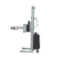 Nuevo Elevador de Fardos Semiautomático Huize de 1600 mm, Capacidad de Carga de 150 kg, Apilador de Barriles Móvil para Restaurantes y Comercios