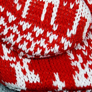 क्रिसमस स्टॉकिंग आभूषण क्रिसमस मोजे ऊनी बुना हुआ मिनी केबल बुना हुआ क्रिसमस स्टॉकिंग्स थोक - Product Image 6