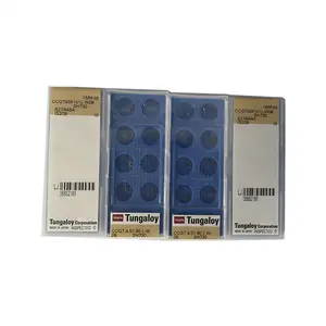 Tungaloy CCGT03X101L-W08 SH730 soulagement positif 7deg ang., Classe G, insert rhombique 80deg, disjoncteur de type plomb pour la finition