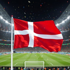 Passanti in ottone di facile installazione 2026 World Football Bandiera Nazionale Personalizzata Colori Vivaci Decorazioni per il Giorno della Partita per Tifosi - Product Image 1